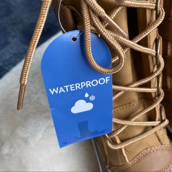 👢 JBU BY JAMBU TAN BLACK FAUX FUR LEATHER WATERPROOF TALL BOOTS! - Picture 16 of 16